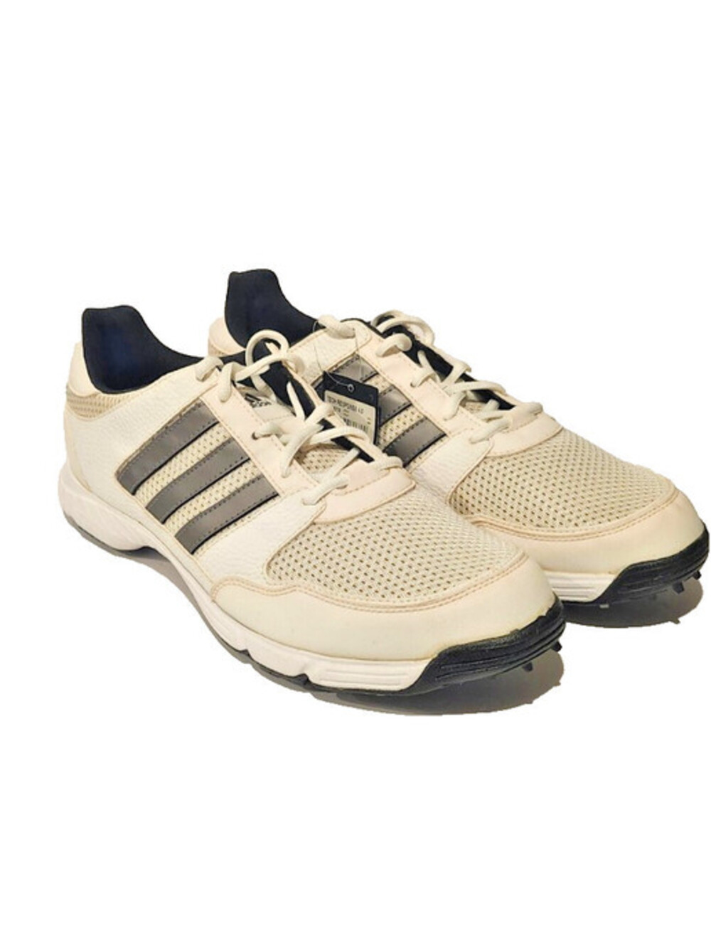 Adidas Tech Response 4.0 Men's Golf Shoes Size 11 White Spiked NWT 816570 No Box